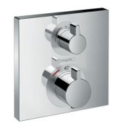 Смеситель Hansgrohe Ecostat Square встраиваемый, термостатический, 1 потребитель, хром 15712000