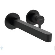 Смеситель Hansgrohe Finoris 76050670 для раковины, скрытого монтажа, излив 228, матовый черный