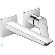 Смеситель Hansgrohe Logis 71256000 для умывальника, Fine, скрытый монтаж, излив 205мм, хром