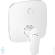 Смеситель Hansgrohe Talis E 71474700 для ванны однорычажный, внешняя часть, белый матовый