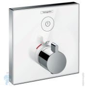 Смеситель Hansgrohe ShowerSelect 15737400 термостат, для 1 потребителя, наружная часть, белый/хром