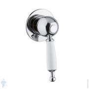 Смеситель для душа Migliore OXFORD скрытого монтажа, ручка белая, хром ML.OXF-6330.BI.CR