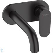 Смеситель для раковины Hansgrohe Vernis Blend 71576670 встраиваемый, однозахватный, черный матовый