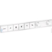 Смеситель для душа Hansgrohe RainSelect встраиваемый, термостат, с 5 кнопками,белый матовый 15384700