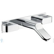 Смеситель Axor Urquiola 11042 для умывальника двухзахватный на 3 отверстия, излив 168 мм