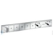 Смеситель для душа Hansgrohe RainSelect встраиваемый, термостат, с 5 кнопками, хром 15358000