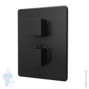 Инсталляция для унитаза WasserKRAFT Vils с клавишей смыва, цвет: черный 56TLT.010.ME.PB02
