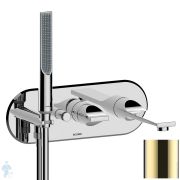Смеситель для ванны/душа Bossini Apice Z00554021 встраиваемый, длинный излив, внеш.часть, золото