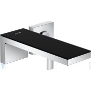 Смеситель Axor MyEdition 47060600 для умывальника, однорычажный, внешняя часть, хром/черн.стекло