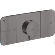 Смеситель Axor One 45713340 термостатический, на 3 потребителя, внешняя часть, шлиф.черный хром