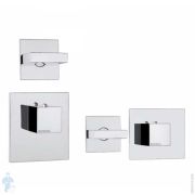 Смеситель для душа Bossini Rectangular Z033201.030 термостат, высокая пропускная способность, хром