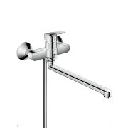 Смеситель Hansgrohe Logis 71402000 для ванны/душа, настенный, однозахватный, длинный излив