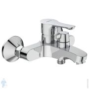 Смеситель VIDIMA WAVE BA416AA для ванны/душа, короткий фиксированный излив, однорычажный, хром