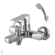 Смеситель для ванны/душа Lemark plus GRACE LM1512C однозахватный, душевой комплект, хром