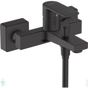 Смеситель для ванны/душа Hansgrohe Vernis Shape 71450670 настенный, однозахв., кор. излив, черн. мат