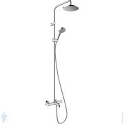 Душевая система Hansgrohe Vernis Blend 26274000 1jet термостат для ванны, верхний и ручной душ, хром