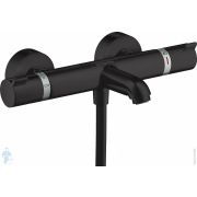 Смеситель Hansgrohe Ecostat Comfort 13114670 термостатический для ванны, настенный, черный матовый