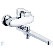 Смеситель для ванны KLUDI OBJEKTA однорычажный, длинный излив (хром) 324910575