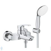 Смеситель Grohe EuroSmart 33302003 для ванны, настенный, с душевым набором, хром
