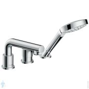 Смеситель Hansgrohe Talis S 72417000 на борт ванны, на 3 отверстия, наружная часть, хром