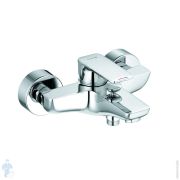 Смеситель для ванны/душа KLUDI PURE&STYLE настенный, однозахватный, короткий излив, хром 406810575