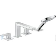 Смеситель Hansgrohe Metropol 32553000 на борт ванны на 4 отверстия, хром