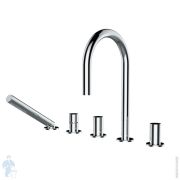 Смеситель для ванны Laufen KARTELL на 5 отверстий, хром 3.2233.5.004.282.1