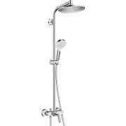 Душевая система Hansgrohe Crometta S 240 Showerpipe со смесителем д/душа, верхний и руч.душ 27269000