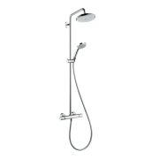 Душевая система Hansgrohe Croma 220 Showerpipe 27185000 с термостатом,поворотн. держатель 400мм,хром