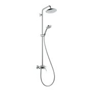 Душевая система Hansgrohe Croma 220 Showerpipe с однорычажным смесителем, держатель 400мм,хром 27222
