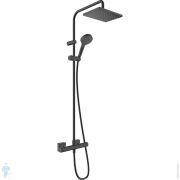 Душевая система Hansgrohe Vernis Shape 26097670 1jet термостат, EcoSmart, верхний и ручной душ, мч