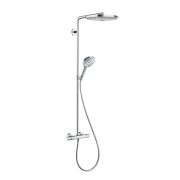 Душевая система Hansgrohe Raindance Select S 300 2jet Showerpipe с термостатом,хром/белый 27133400