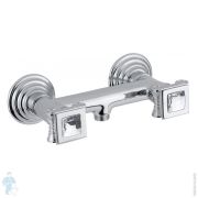 Смеситель CEZARES OLIMP-DS-01-Sw для душа, двухзахватный, хром/ручки Swarovski