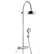 Душевая система Axor Citterio Showerpipe 39670 термостат, верхний и ручной душ, штанга, шланг 1,6м