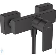 Смеситель для душа Hansgrohe Vernis Shape 71650670 настенный, однозахватный, без излива, черный мат