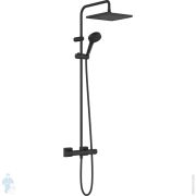 Душевая система Hansgrohe Vernis Shape Showerpipe 240 с термостатом, черный матовый 26427670