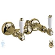 Смеситель Nicolazzi Petit Mont Blanc для душа настенный двухзахватный, бронза 1425BZ78