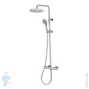 Душевая система Bossini Elios L10173.030 с однозахватным смесителем. верхним и ручным душем, хром