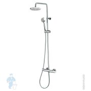 Душевая система Bossini Elios L10052.030 с однозахватным смесителем. верхним и ручным душем, хром