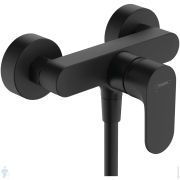 Смеситель для душа Hansgrohe Rebris S 72640670 однозахватный, настенный, матовый черный