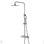 Душевая система Lemark BRONX LM3770GM термостат для душа, верхний/ручной душ, графит