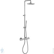 Душевая система Paffoni Birillo Mini ZCOL638LIQCR термостат, верхний/ручной душ, цвет: хром