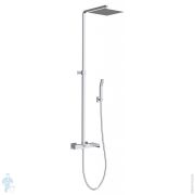 Душевая система BelBagno ARLIE ARL-DOCM-CRM однозахватный смеситель, верхний и ручнй душ, хром