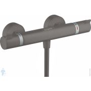 Смеситель Hansgrohe Ecostat Comfort 13116340 термостатический для душа, настенный, шлиф.черн хром