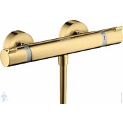 Смеситель Hansgrohe Ecostat Comfort 13116990 термостат для душа, настенный, полир. золото