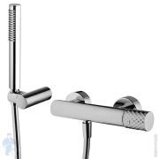 Смеситель для душа FIMA Carlo Frattini Spillo Tech однозахватный, с душ. гарнитуром, хром F3035TXCR