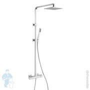 Душевая система Paini Dax-R смеситель термостат, верхний/ручной душ, хром 84CR689TH2SQP1