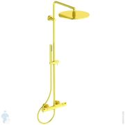 Ideal Standard CERATHERM T12 Душевая система A7589A2 термостат,лейка,верхний душ,шлиф золото