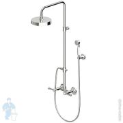 Душевая система Zucchetti Agora Classic ZAL860 с механическим смесителем, хром