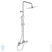 Душевая система Ideal Standard CERATHERM C100 смеситель для душа, верхний душ, лейка, хром A7540AA